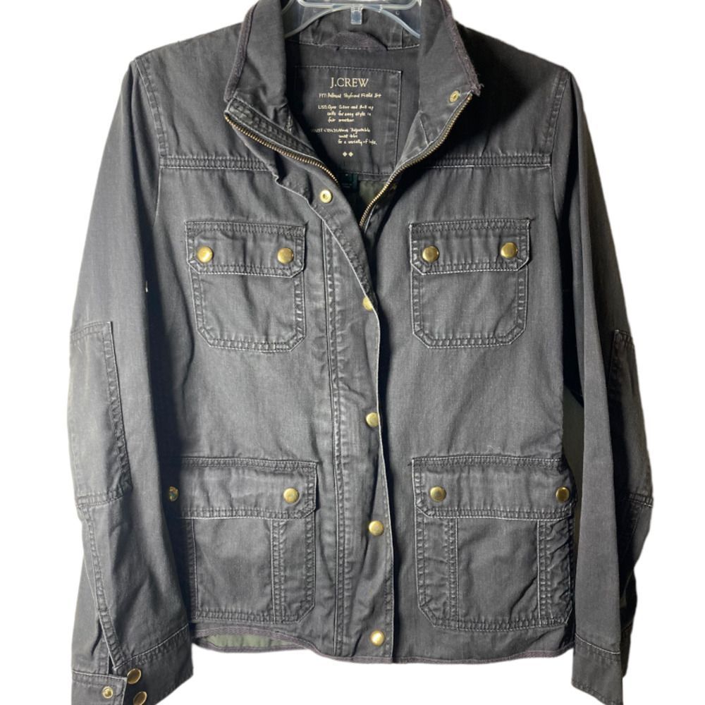 J. Crew Downtown Field Jacket Army Green Size Small